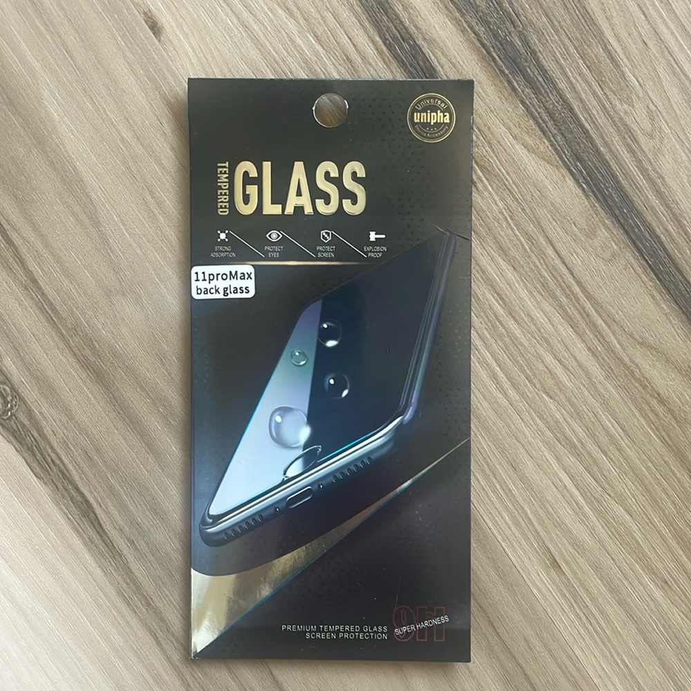 11 Pro Max iPhone tempered back glass
